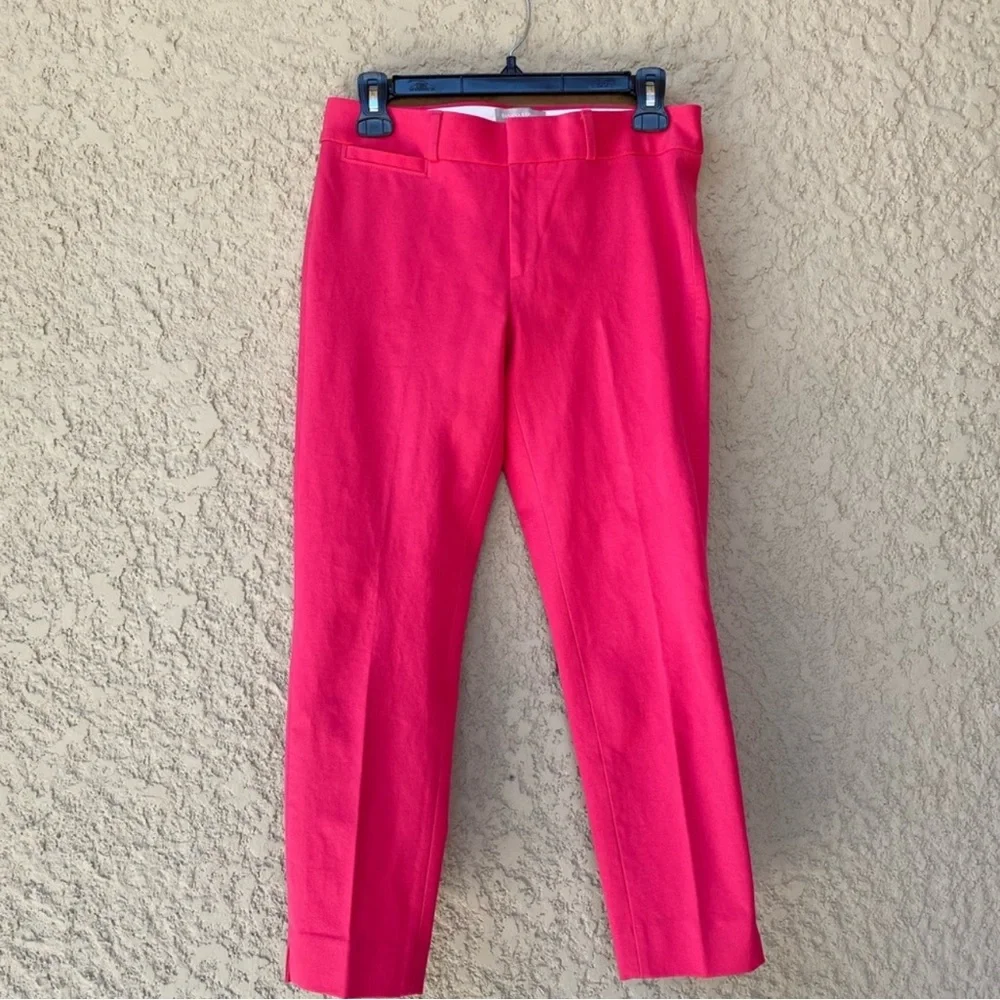 EUC Banana Republic Sloan Fit Pink Slacks Pants SIZE 4P Viscose Stretch - Picture 3 of 8